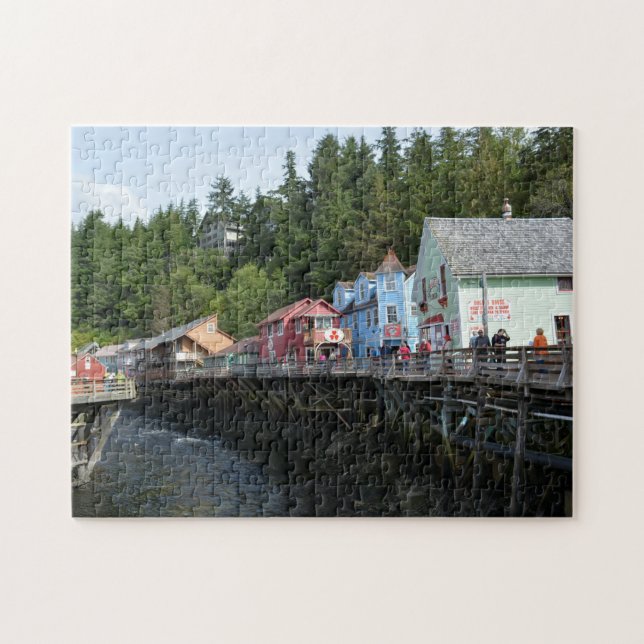 Puzzle Creek Street à Ketchikan (Horizontal)
