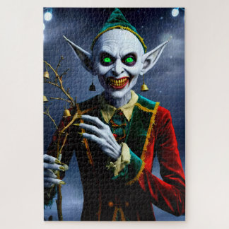 Puzzle Creepy Christmas Elf