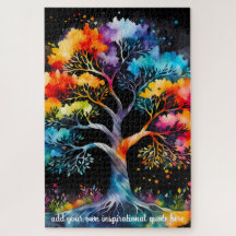 créer votre propre citation inspirante, arbre de v