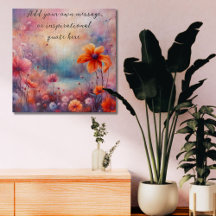 créer votre propre message d'inspiration, fleurs