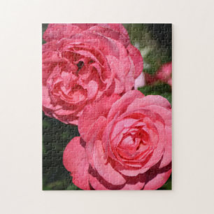 Puzzle Créez vos propres fleurs de roses roses jolies 
