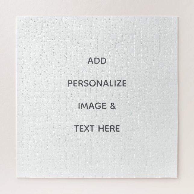 Puzzle Créez votre propre blanc  (Vertical)