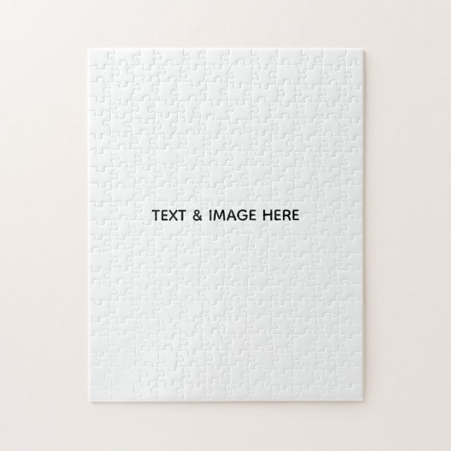 Puzzle Créez votre propre blanc (Vertical)