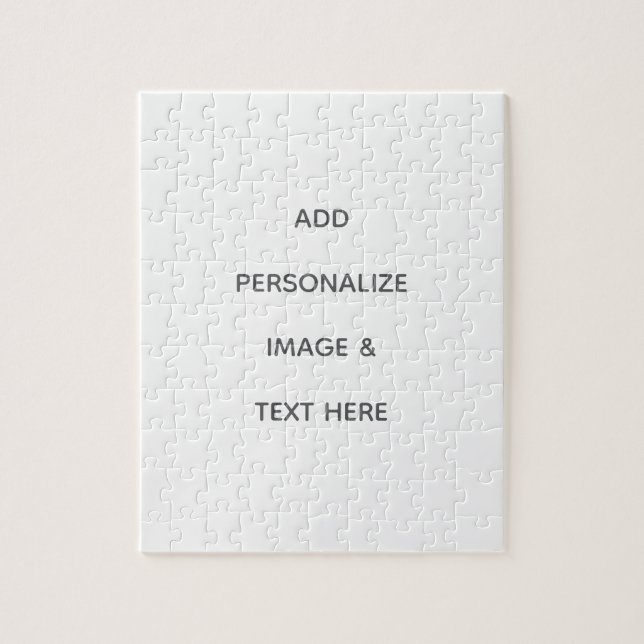 Puzzle Créez votre propre blanc  (Vertical)