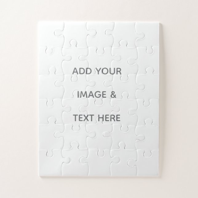 Puzzle Créez Votre Propre blanc (Vertical)