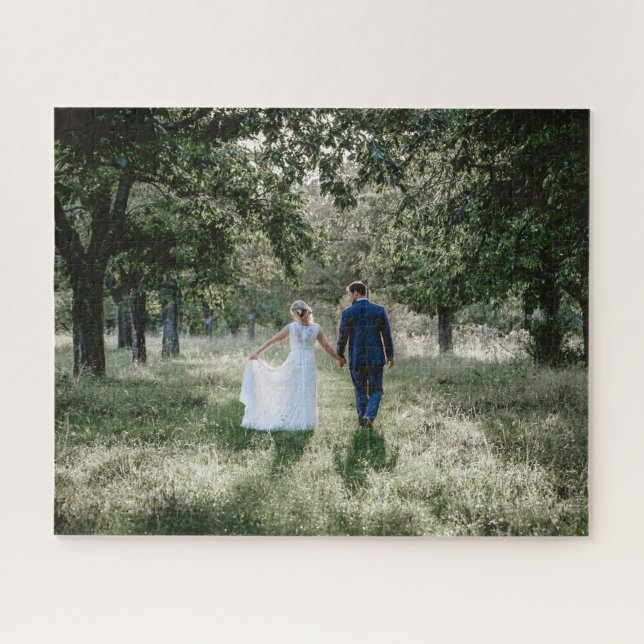 Puzzle Créez votre propre cadeau photo photo Mariage pers (Horizontal)