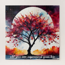 créez votre propre citation inspirante, cerry tree