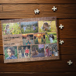 Puzzle Créez votre propre collage photo de famille rustiq<br><div class="desc">Faites votre plus beau puzzle de collage photo de famille.
Nom de famille,  photo collage personnalisé puzzle puzzle Vous pouvez le personnaliser et ajouter vos plus belles photos. Très amusant !</div>