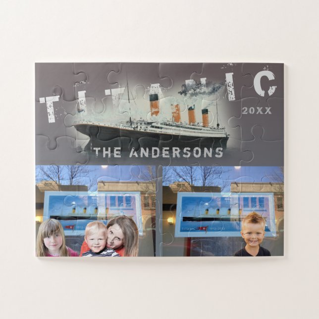 Puzzle Créez votre propre collection de deux photos Titan (Horizontal)