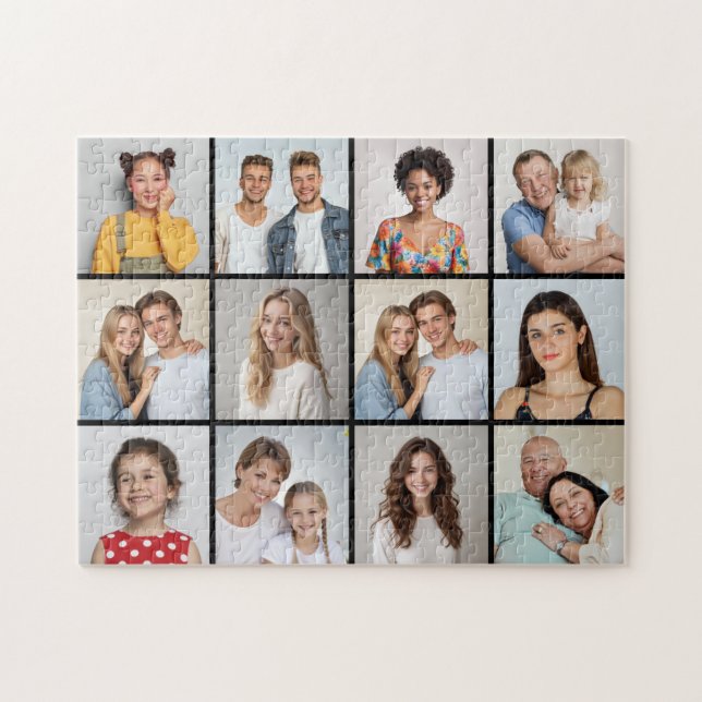 Puzzle Créez votre propre collection photo 12 (Horizontal)