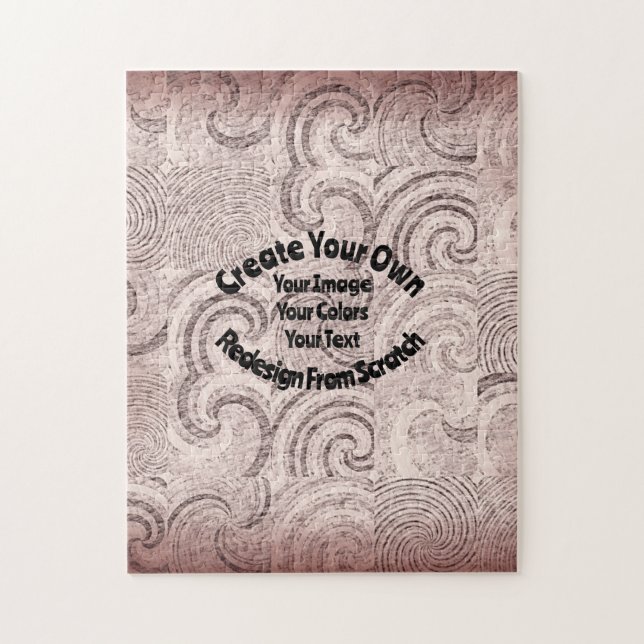 Puzzle Créez votre propre conception personnalisée (Vertical)