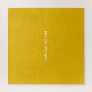 Puzzle Créez Votre Propre Conception Personnalisée Jaune