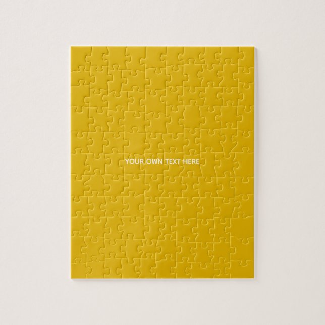 Puzzle Créez Votre Propre Conception Personnalisée Jaune (Vertical)