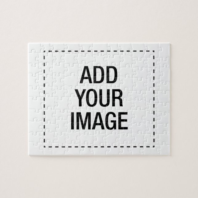 Puzzle Créez votre propre customizeable fait sur commande (Horizontal)