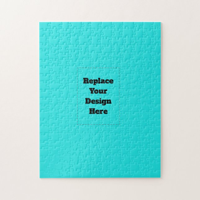 Puzzle Créez votre propre cyan (Vertical)