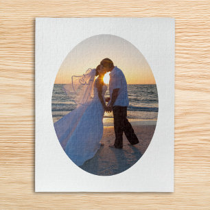 Puzzle Créez Votre Propre Forme Ovale Mariage 16x20
