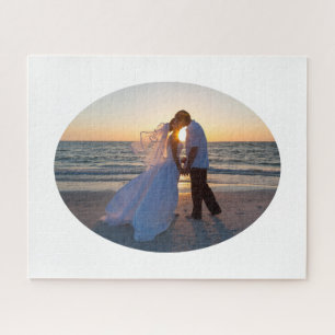 Puzzle Créez Votre Propre Forme Ovale Mariage 20x16