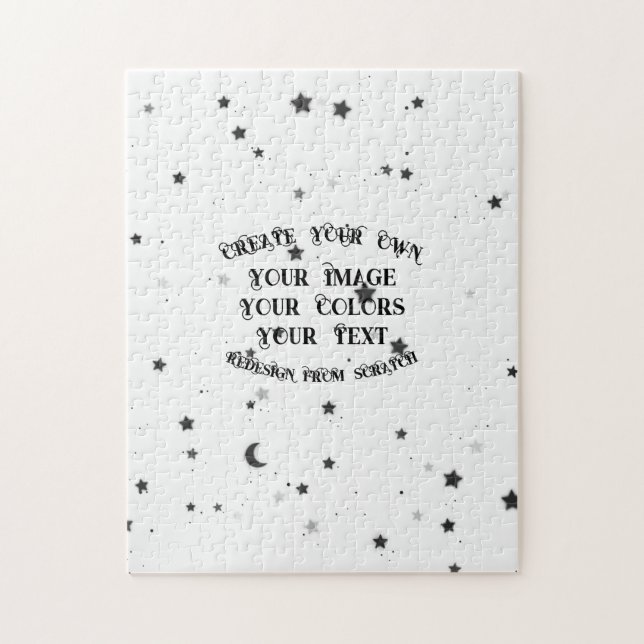 Puzzle Créez votre propre personnalisation personnalisée (Vertical)