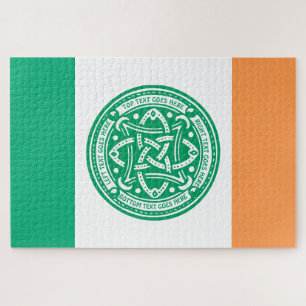 Puzzle Créez votre propre Shamrock de noeuds celtes Green