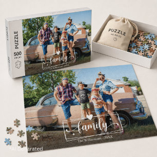 Puzzle Créez votre propre superposition de photos de fami