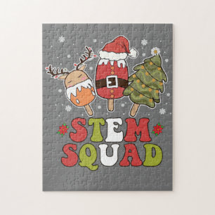 Puzzle Crème glacée Père Noël Tree Crème de glace STEM Sq