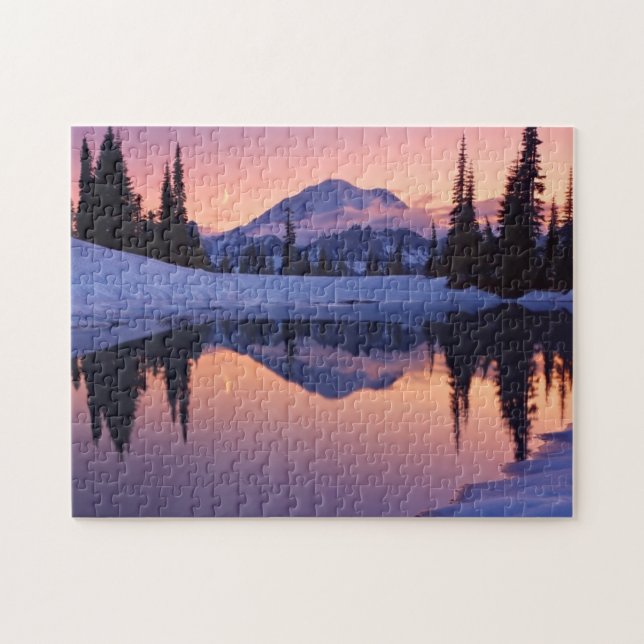 Puzzle Crépuscule, Tarn et croissant de lune (Horizontal)