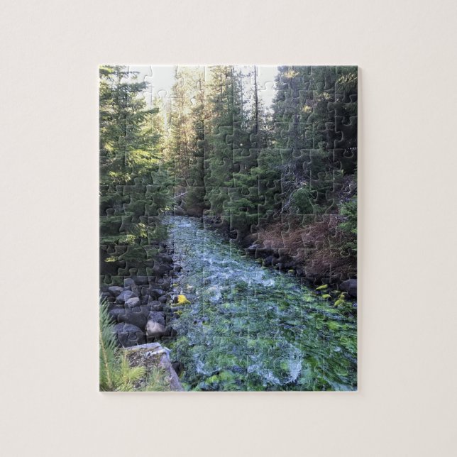 Puzzle Crescent Creek, Oregon (Vertical)