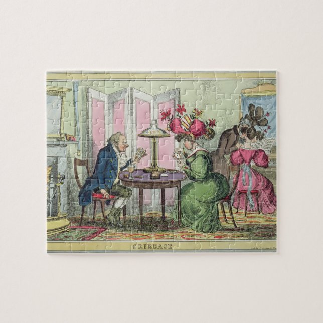 Puzzle Cribbage, édité par Thomas McLean, Londres (colo (Horizontal)