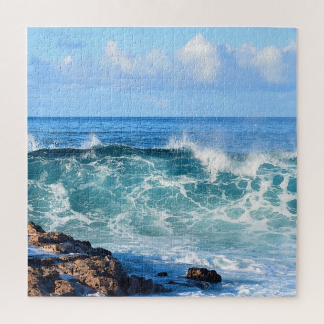 Puzzle Crise des vagues océaniques à Hawaï - 20 x 20 pouc (Vertical)