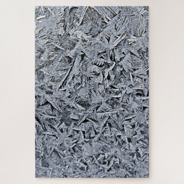 Puzzle Cristaux de givre - Gros plan (Vertical)