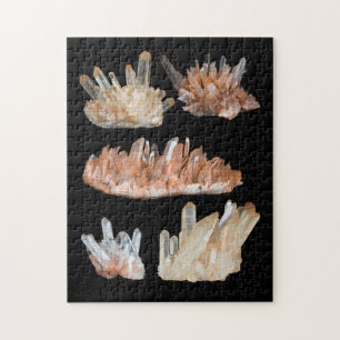 Puzzle Cristaux de quartz géologie des roches gemstone