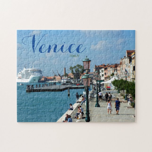 Puzzle Croisière à Venise Italie Scénique  (Horizontal)
