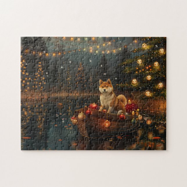 Puzzle Croisière festive de Noël à Akita (Horizontal)