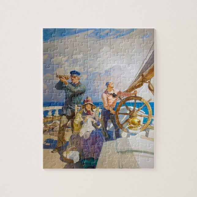 Puzzle Croisières par Newell Convers Wyeth (Vertical)