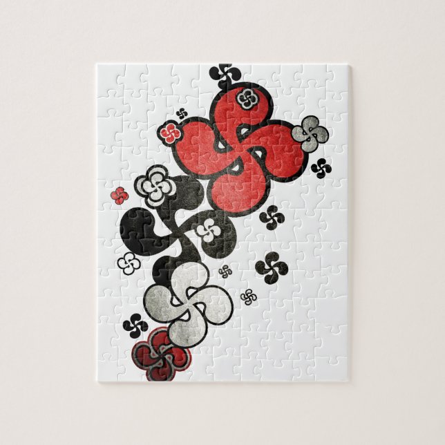 Puzzle croix Basque (Vertical)