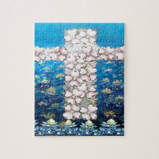 Puzzle Croix florale