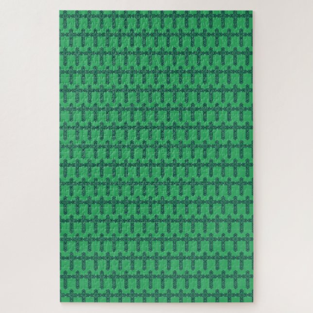Puzzle Croix haute celtique bleue (Vertical)