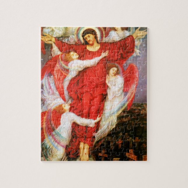 Puzzle Croix Rouge (Crucifixion de Jésus-Christ) (Vertical)