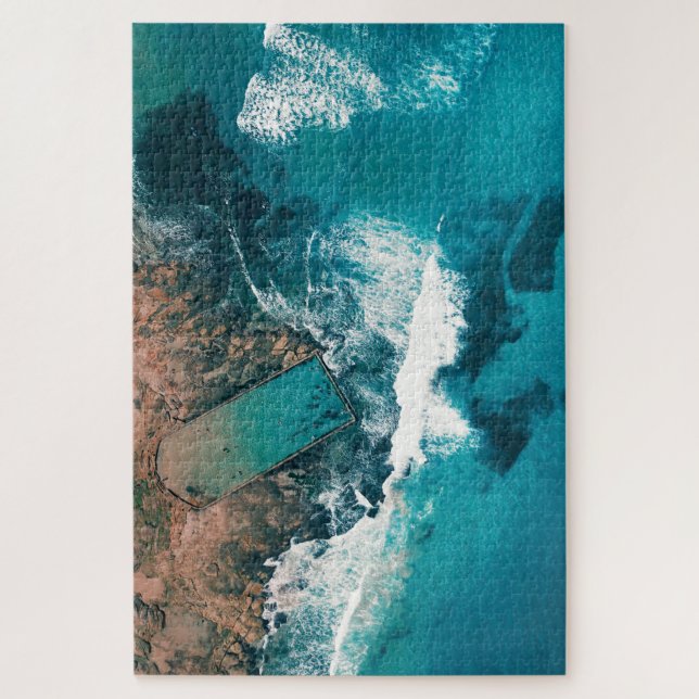 Puzzle Cronulla Beach Ocean Pool Sydney Australia (Vertical)