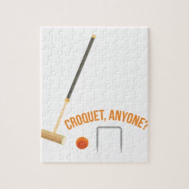 Puzzle Croquet n'importe qui (Vertical)