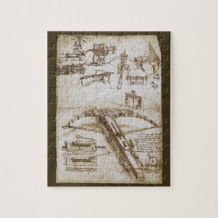 Puzzle Croquis de l'arme de l'arbalète géante de Léonard