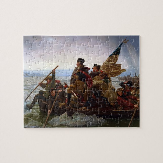 Puzzle Crossing the Delaware River, George Washington (Horizontal)