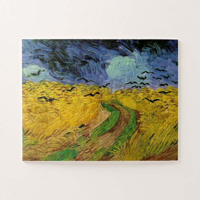 Puzzle Crows Van Gogh Peinture Art Vintage (Horizontal)