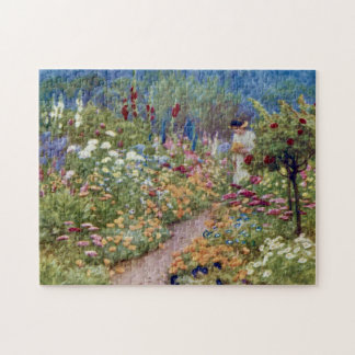 Puzzle Cru un jardin anglais de pays