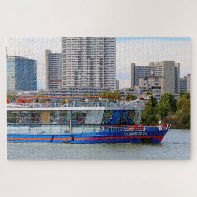 Puzzle Cruise ship, River Danube, Vienna, Austria (Horizontal)