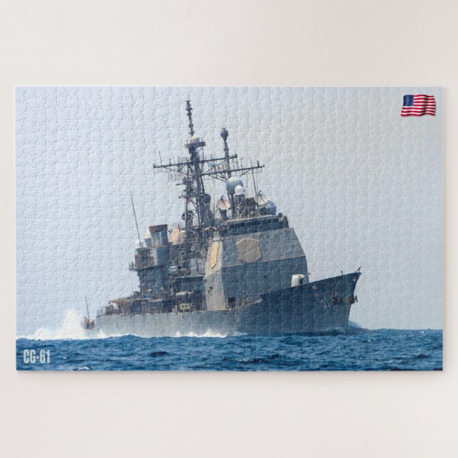 Puzzle CRUISER À MISSILES GUIDÉS - CG-61 (20x30 POUCES) (Horizontal)