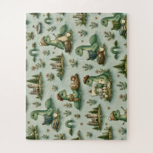 Puzzle Cryptides cosy Nessie Monstre du Loch Ness loisirs