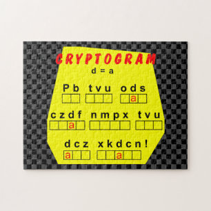 Puzzle Cryptogramme jaune