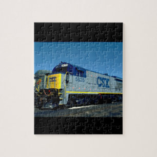 Puzzle CSX GE B36-7 #5835, 1990_Trains
