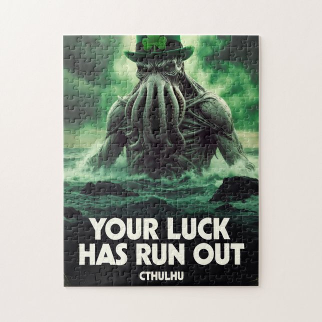 Puzzle Cthulhu Saint-Patrick votre chance est épuisée (Vertical)